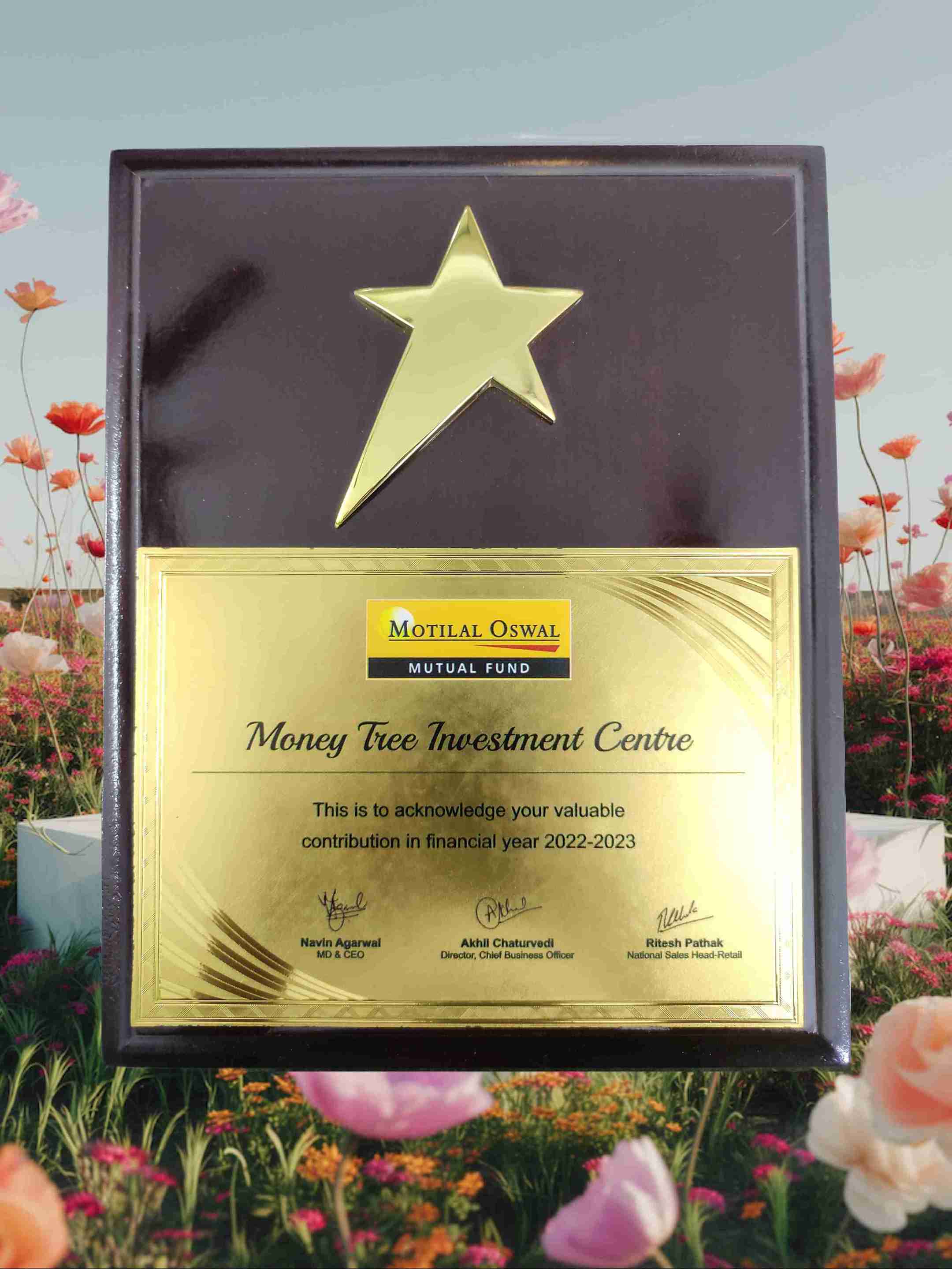 MOTILAL MUTUAL FUND CONTRIBUTION AWARD FY2022-2023